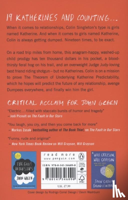 Green, John - An Abundance of Katherines