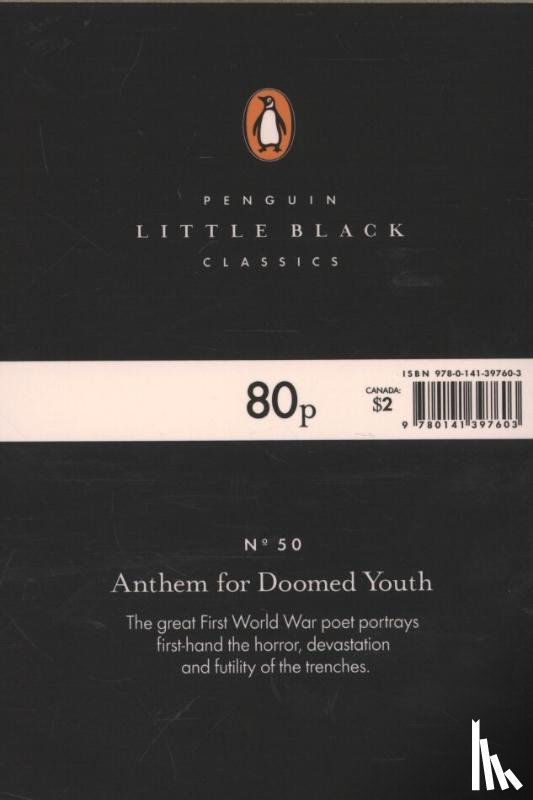 Owen, Wilfred - Anthem For Doomed Youth