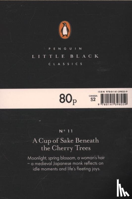 Kenko - A Cup of Sake Beneath the Cherry Trees
