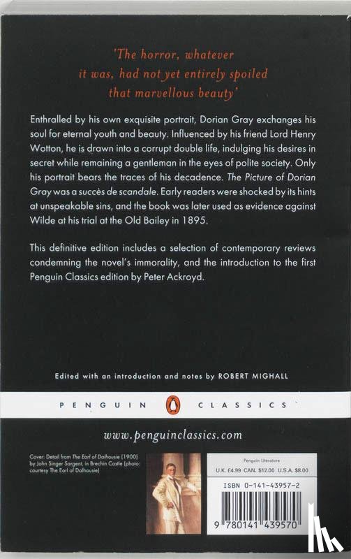 Wilde, Oscar - The Picture of Dorian Gray