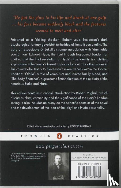Stevenson, Robert Louis - The Strange Case of Dr Jekyll and Mr Hyde and Other Tales of Terror
