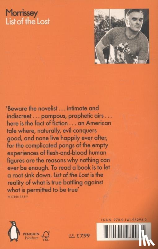 Morrissey - List of the Lost