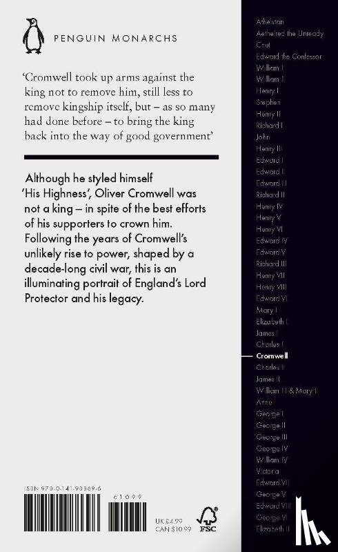 Horspool, David - Oliver Cromwell (Penguin Monarchs)