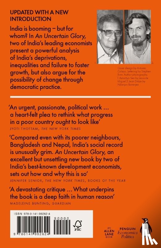 Dreze, Jean, Sen, Amartya - An Uncertain Glory