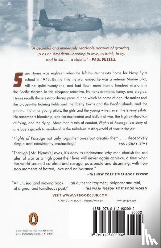 Hynes, Samuel - Flights of Passage