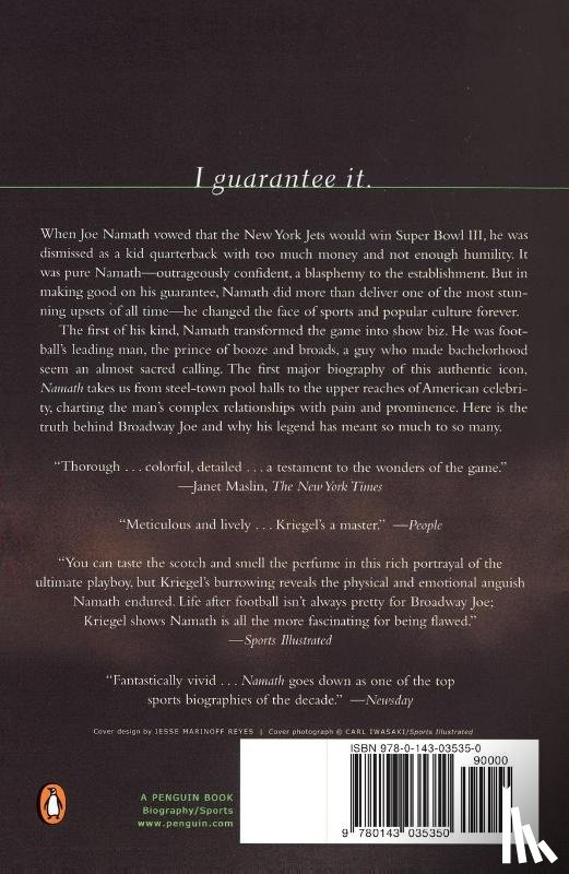 Kriegel, Mark - Namath: A Biography