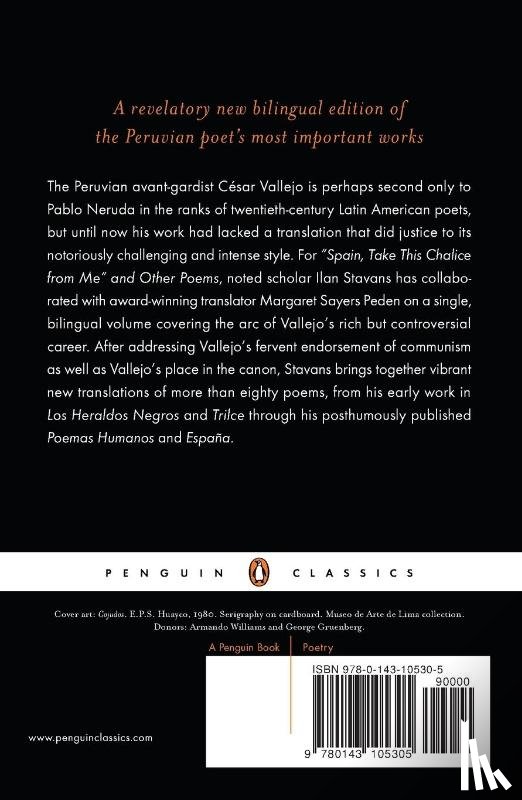 Vallejo, Cesar - Spain, Take This Chalice from Me and Other Poems