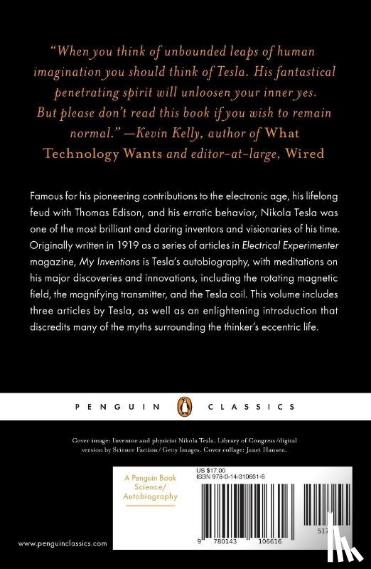 Tesla, Nikola - My Inventions and Other Writings