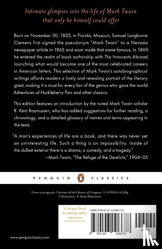 Twain, Mark - Autobiographical Writings