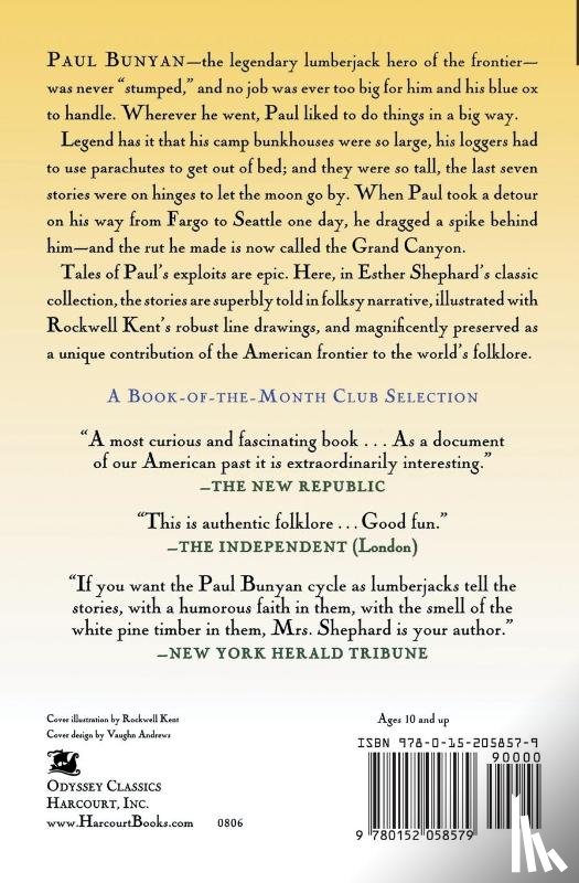 Shephard, Esther - Paul Bunyan