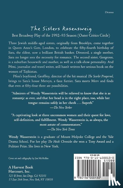Wasserstein, Wendy - The Sisters Rosensweig
