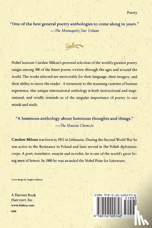 Milosz Czeslaw Milosz - A Book of Luminous Things