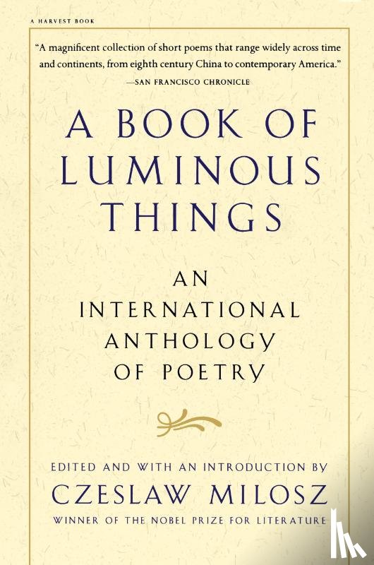 Milosz Czeslaw Milosz - A Book of Luminous Things