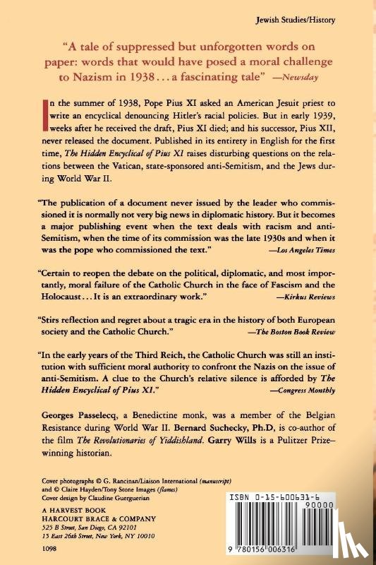 Passelecq, Georges, Suchecky, Bernard - Hidden Encyclical of Pius XI