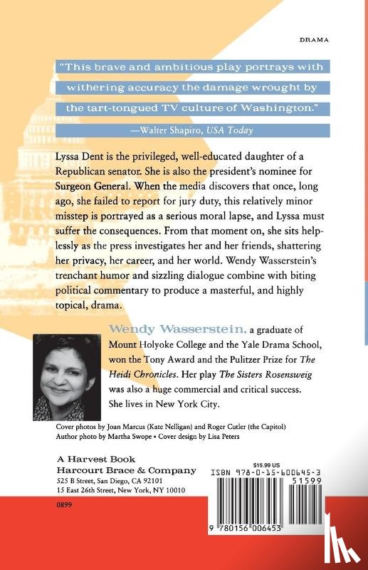 Wasserstein, Wendy, Wasserstein - An American Daughter