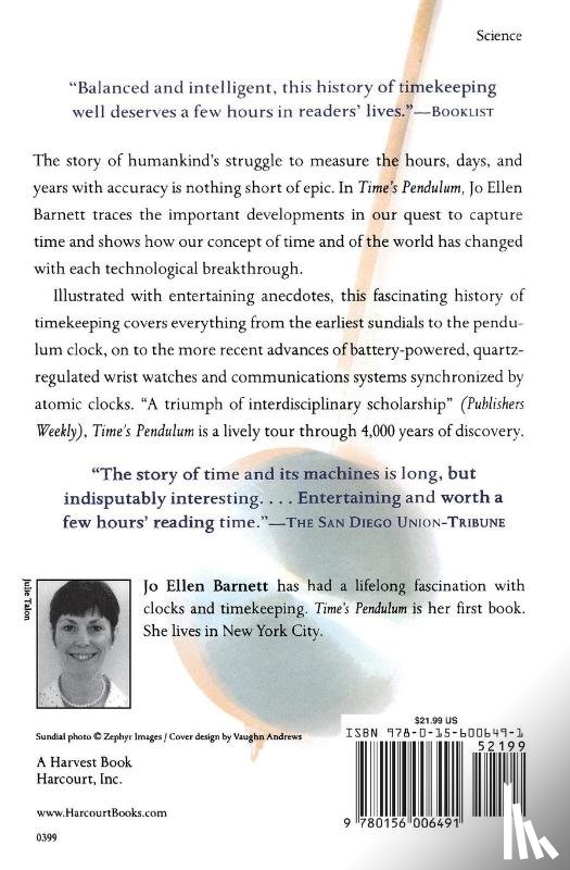 Barnett, Jo Ellen - Time's Pendulum