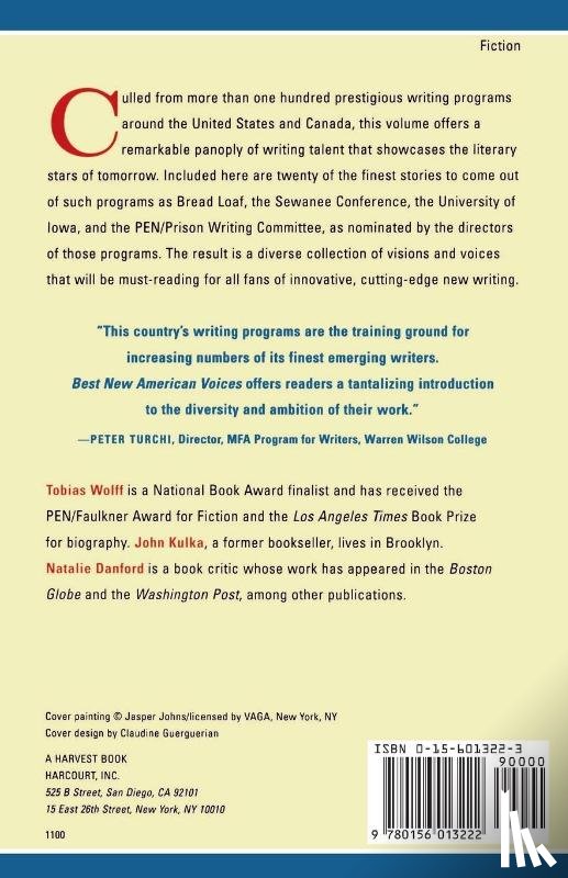 Wolff - Best New American Voices 2000