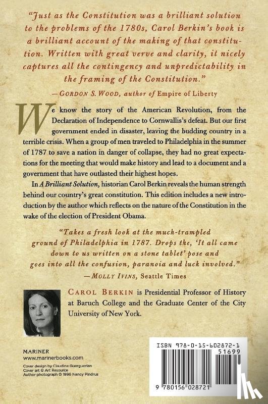 Berkin Carol Berkin - A Brilliant Solution