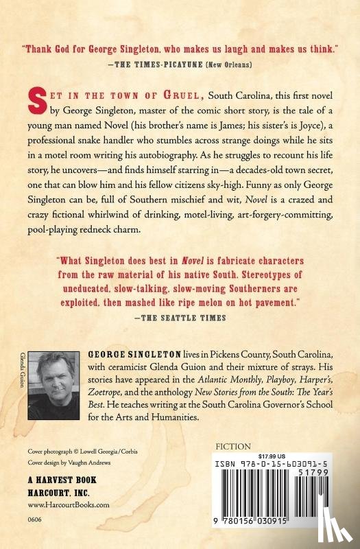Singleton, George - Novel