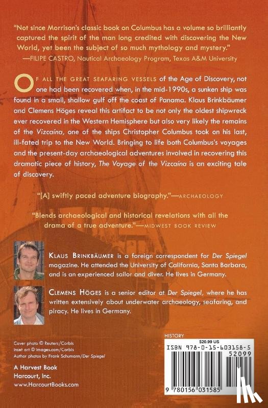 Brinkbaumer, Klaus, Hoges, Clemens - The Voyage of the Vizcaina