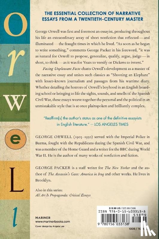 Orwell, George, Packer, George - Facing Unpleasant Facts