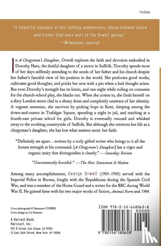 Orwell, George - A Clergyman's Daughter