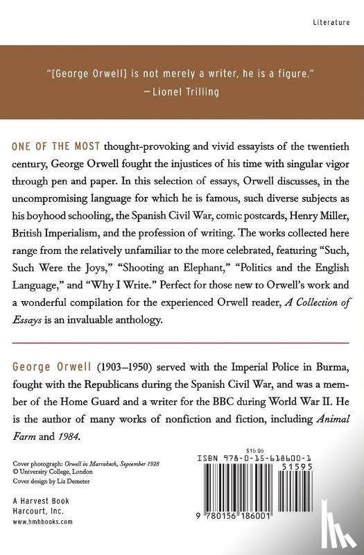 Orwell, George - A Collection Of Essays