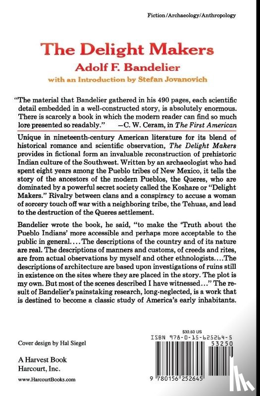 Bandelier, Adolph F., Bandelier, Adolf F. - The Delight Makers