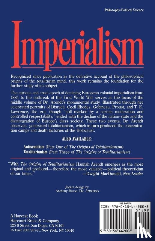 Arendt, Hannah - Imperialism