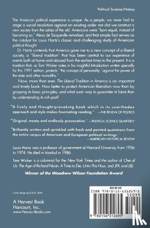 Hartz, Louis - The Liberal Tradition in America