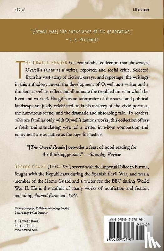 Orwell George Orwell - The Orwell Reader