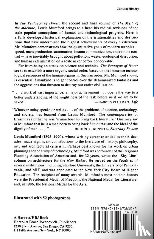 Mumford, Lewis - Pentagon Of Power