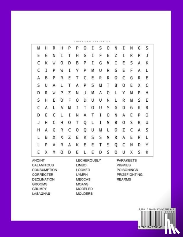 Bidden, Laura - Large Print Word Search for Adults