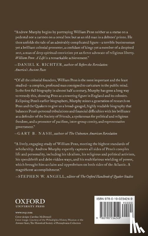 Murphy, Andrew R. (Associate Professor of Political Science and Director - William Penn