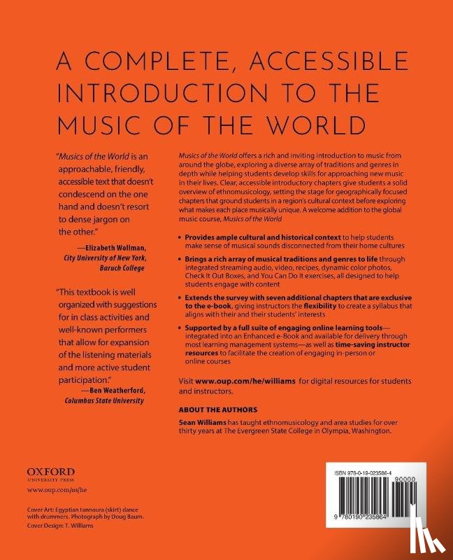 Williams, Sean (Professor of Ethnomusicology - Musics of the World