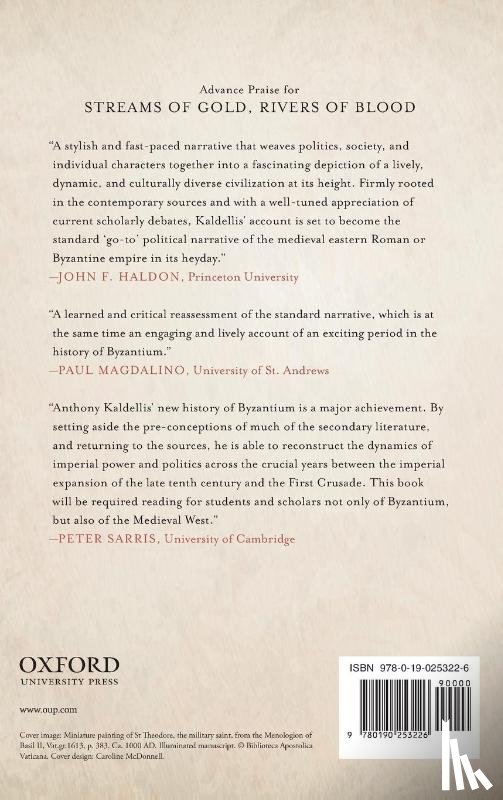 Anthony (Professor of Greek and Latin, Professor of Greek and Latin, Ohio State University) Kaldellis - Streams of Gold, Rivers of Blood
