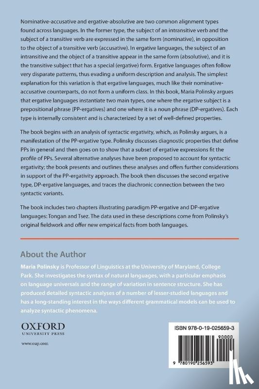 Polinsky, Maria (Professor of Linguistics - Deconstructing Ergativity