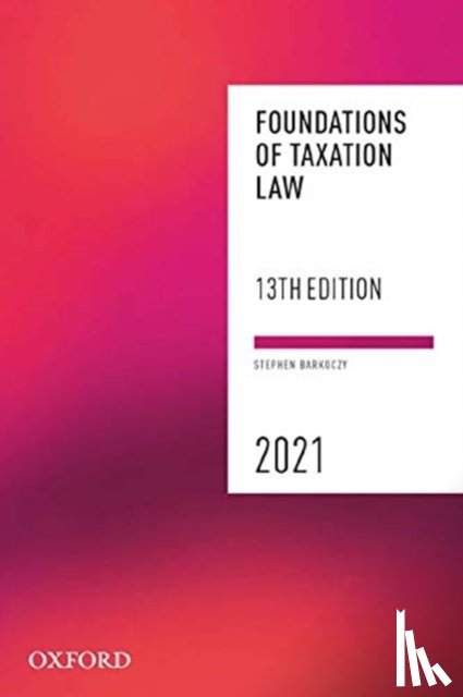 Barkoczy, Stephen (Professor - Foundations of Taxation Law 2021