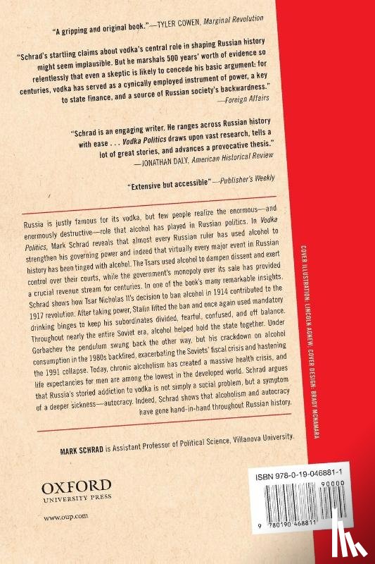 Schrad, Mark Lawrence (Assistant Professor of Political Science - Vodka Politics