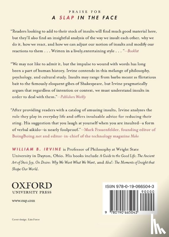 Irvine, William B. (Professor of Philosophy - A Slap in the Face