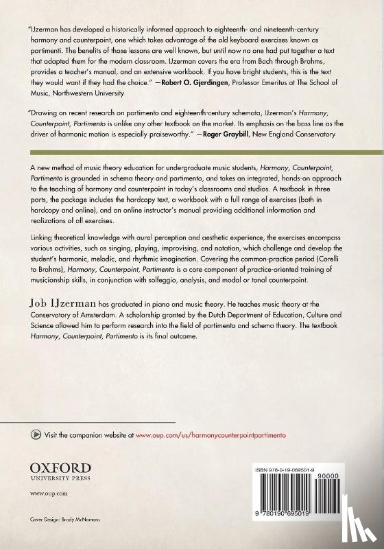 Ijzerman, Job (Instructor - Harmony, Counterpoint, Partimento