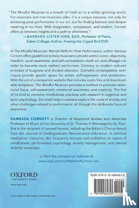 Cornett, Vanessa (Director of Keyboard Studies and Associate Professor of Piano and Piano Pedagogy - The Mindful Musician