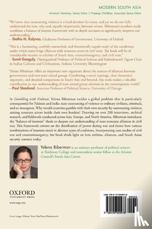 Biberman, Yelena (Assistant Professor of Political Science - Gambling with Violence