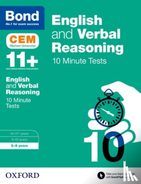 Hughes, Michellejoy, Bond 11+ - Bond 11+: English & Verbal Reasoning: CEM 10 Minute Tests