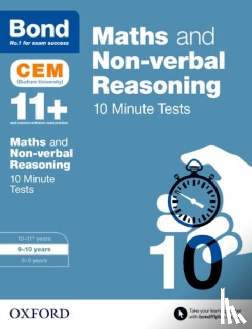 Hughes, Michellejoy, Bond 11+ - Bond 11+: Maths & Non-verbal Reasoning: CEM 10 Minute Tests
