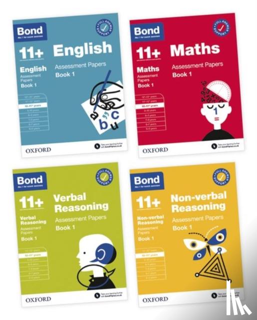 Bond 11+, Lindsay, Sarah, Baines, Andy, Down, Frances - BOND 11+ English, Maths, Non-verbal Reasoning, Verbal Reasoning: Assessment Papers: Ready for the 2024 exams