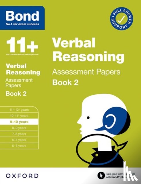 Bond 11+ - Bond 11+ Verbal Reasoning Assessment Papers 9-10 Years Book 2: For 11+ GL assessment and Entrance Exams