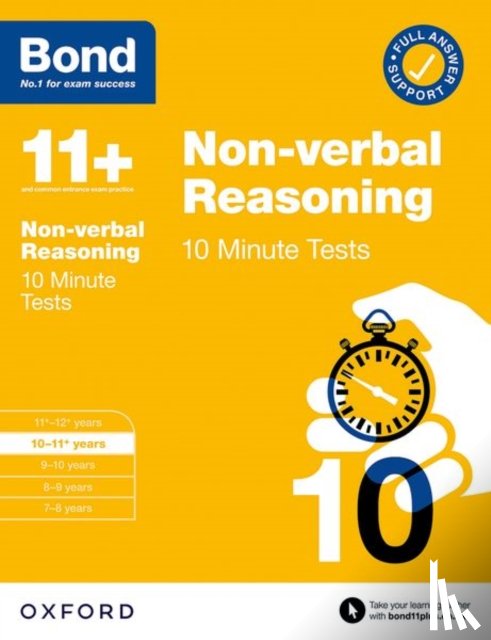 Primrose, Alison, Bond 11+ - Bond 11+: Bond 11+ 10 Minute Tests Non-verbal Reasoning 10-11 years: For 11+ GL assessment and Entrance Exams