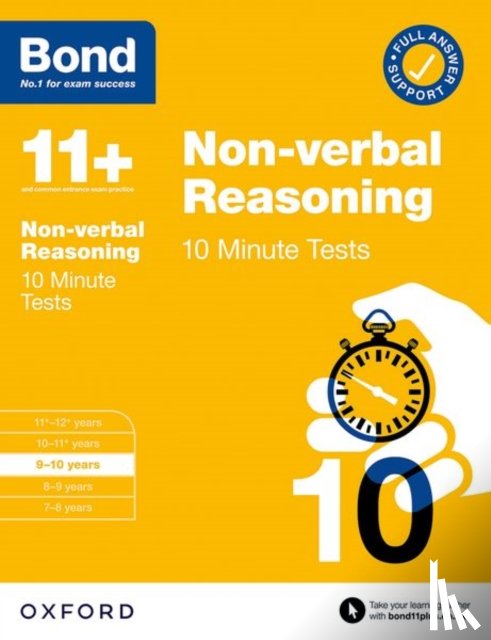 Primrose, Alison, Bond 11+ - Bond 11+: Bond 11+ 10 Minute Tests Non-verbal Reasoning 9-10 years: For 11+ GL assessment and Entrance Exams