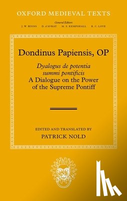 Nold, Patrick - Dondinus Papiensis OP